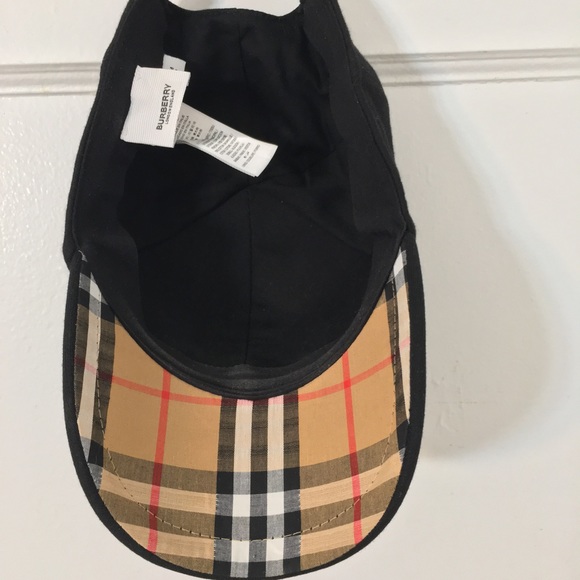 Burberry monogram-embroidered cap Size Is Medium. 100% Authentic - Picture 9 of 11